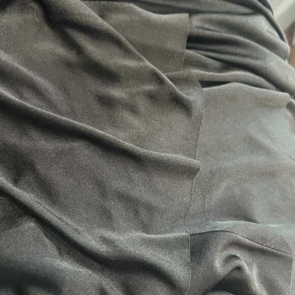 BCBGMaxAzria Black One Shoulder Ruffle Mini Dress - Picture 5 of 6